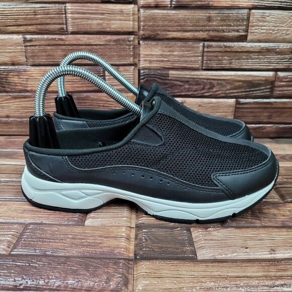 Daskin Black Slip-On Athletic Clog Mule Sneakers Womens Size 6.5 - Picture 1 of 8
